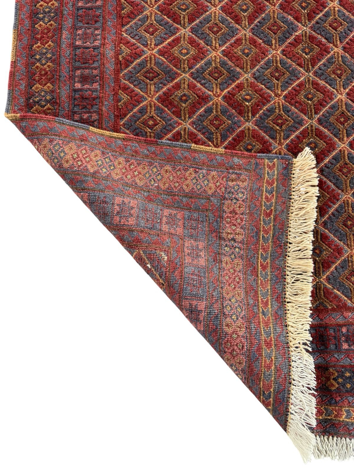 Handmade Afghan Meshwani Rug 120 CM x 107 CM  SK#1497