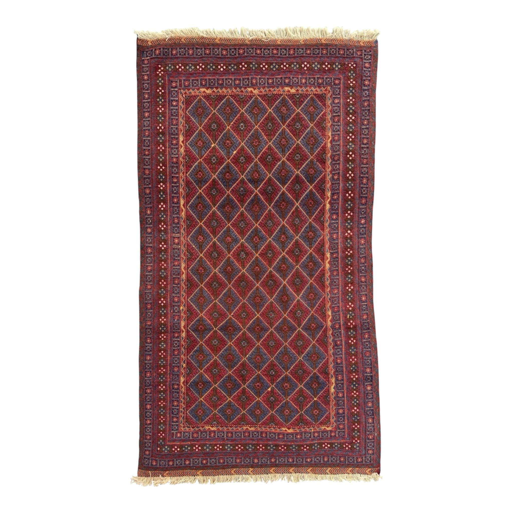 Handmade Tribal Afghan Meshwani Rug 210 CM x 142 CM  SK#1498