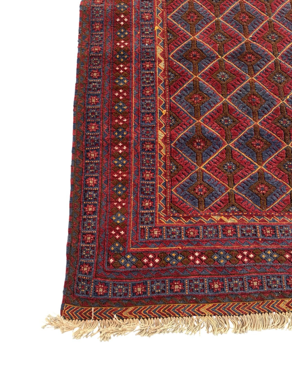 Handmade Tribal Afghan Meshwani Rug 210 CM x 142 CM  SK#1498
