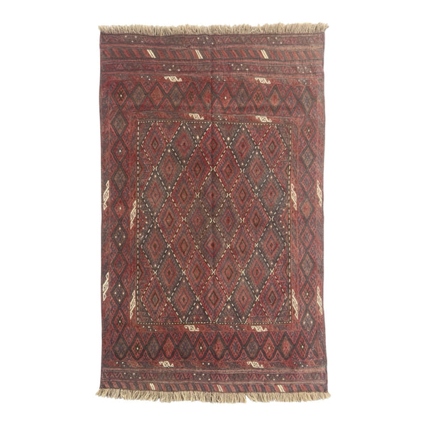 Handmade Tribal Afghan Meshwani Rug 150 CM x 102 CM  SK#1499