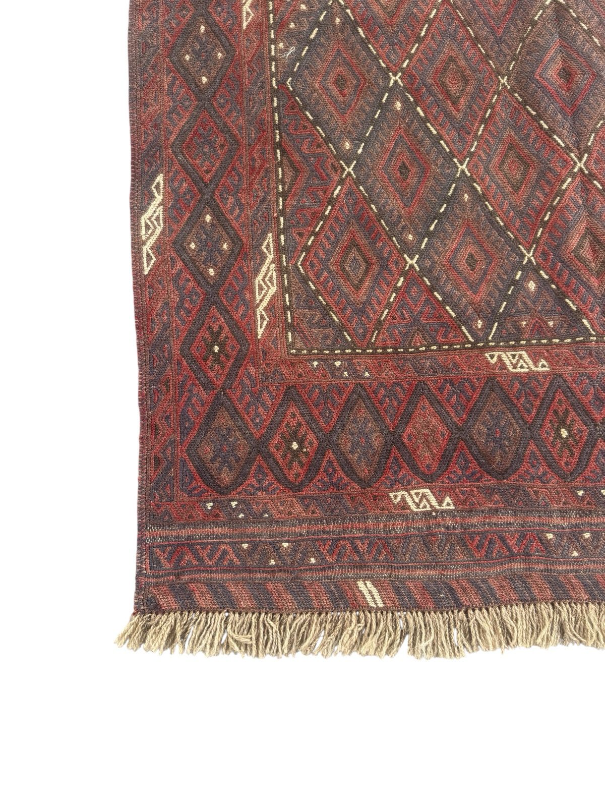 Handmade Tribal Afghan Meshwani Rug 150 CM x 102 CM  SK#1499