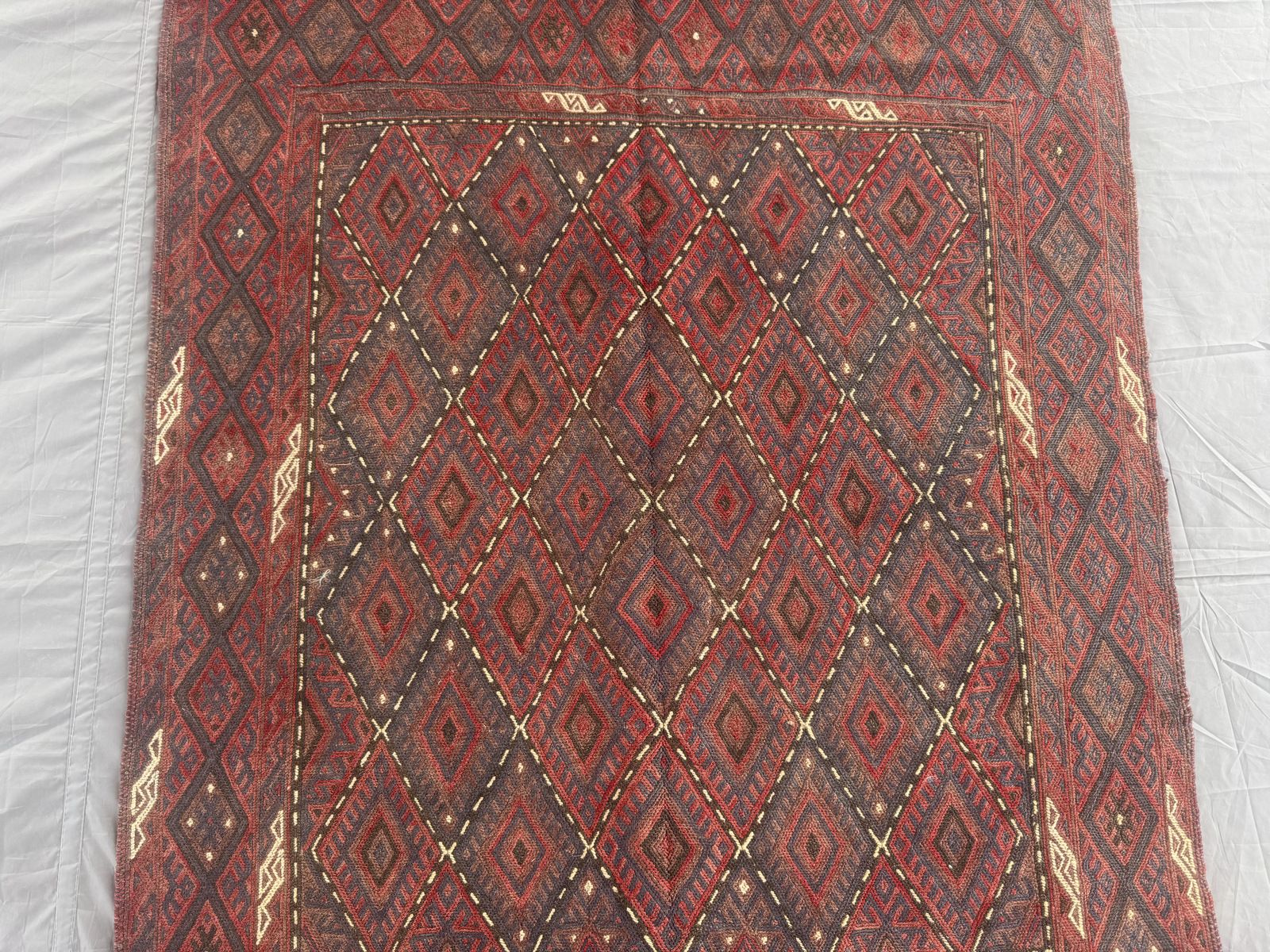 Handmade Tribal Afghan Meshwani Rug 150 CM x 102 CM  SK#1499