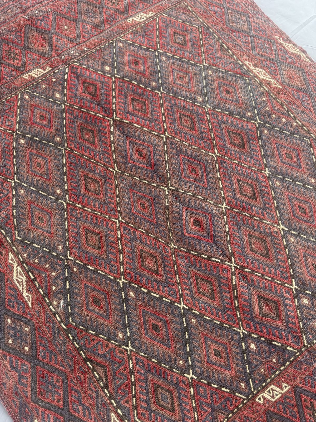 Handmade Tribal Afghan Meshwani Rug 150 CM x 102 CM  SK#1499