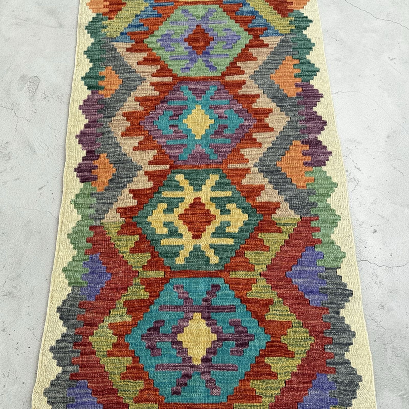 Handmade Kilim Long Hallway Rug 288 cm x 84 cm Sk#SK#1409