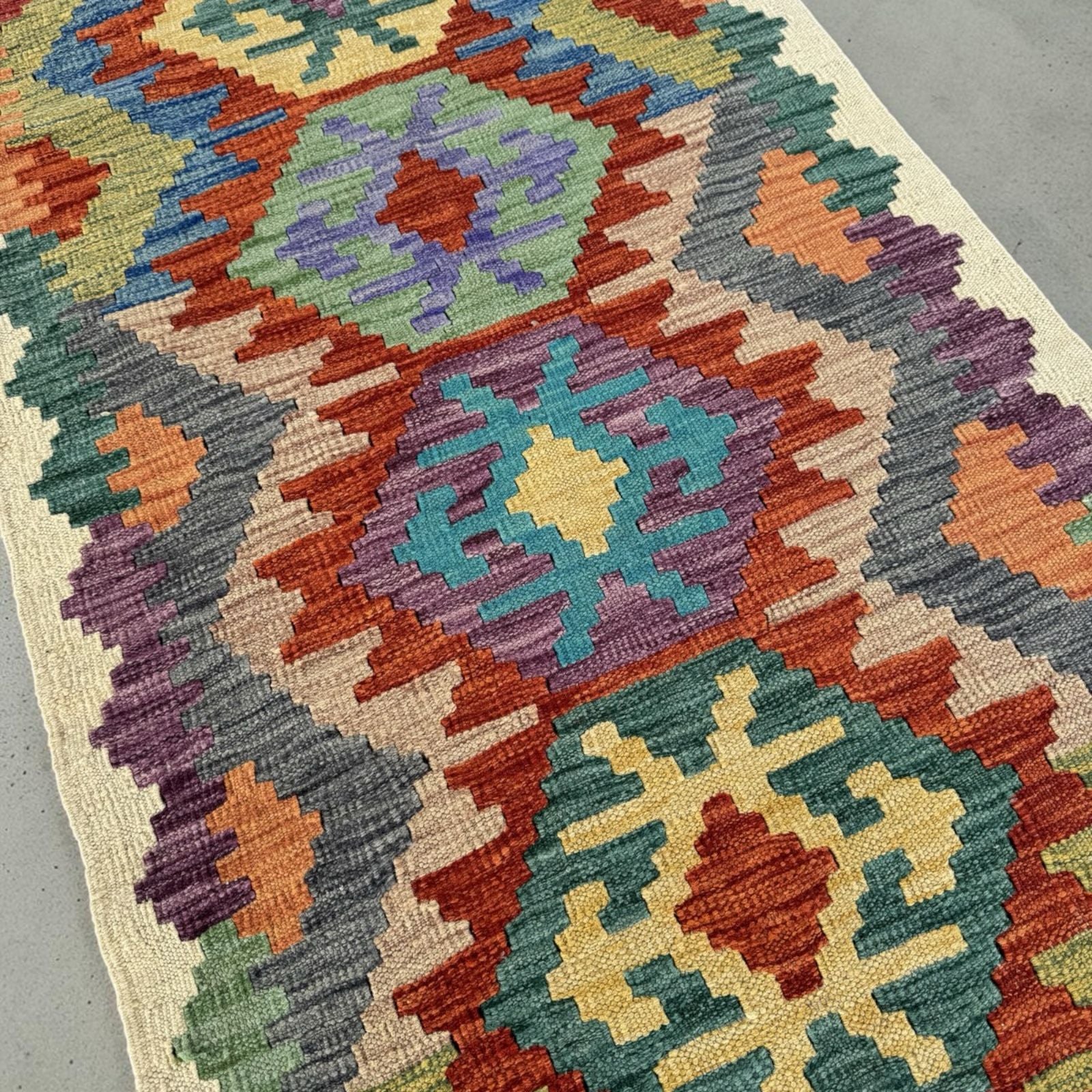 Handmade Kilim Long Hallway Rug 288 cm x 84 cm Sk#SK#1409