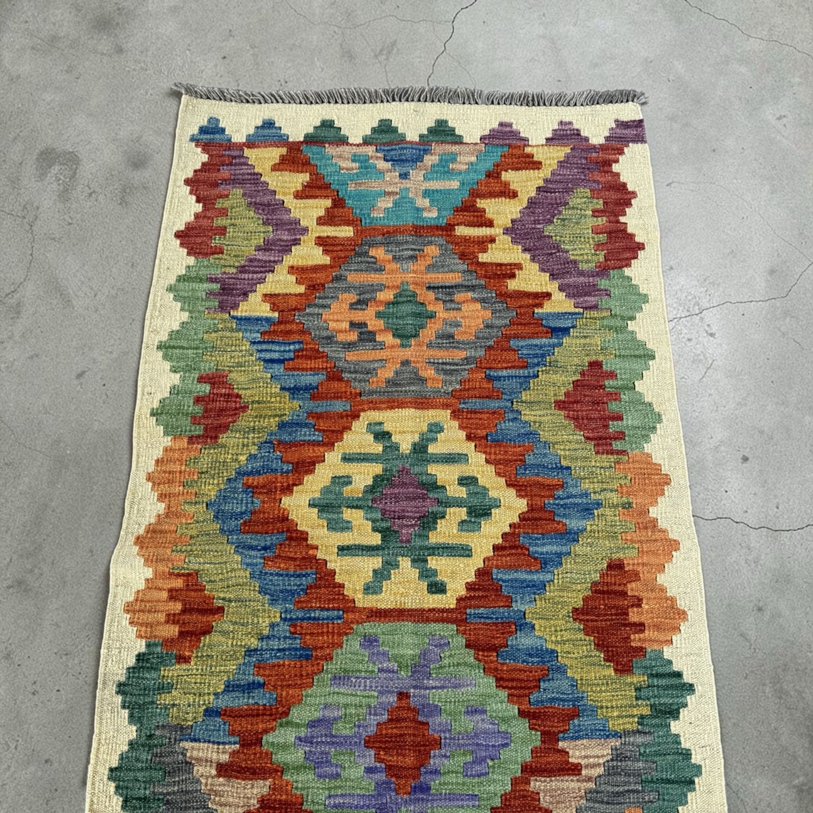 Handmade Kilim Long Hallway Rug 288 cm x 84 cm Sk#SK#1409