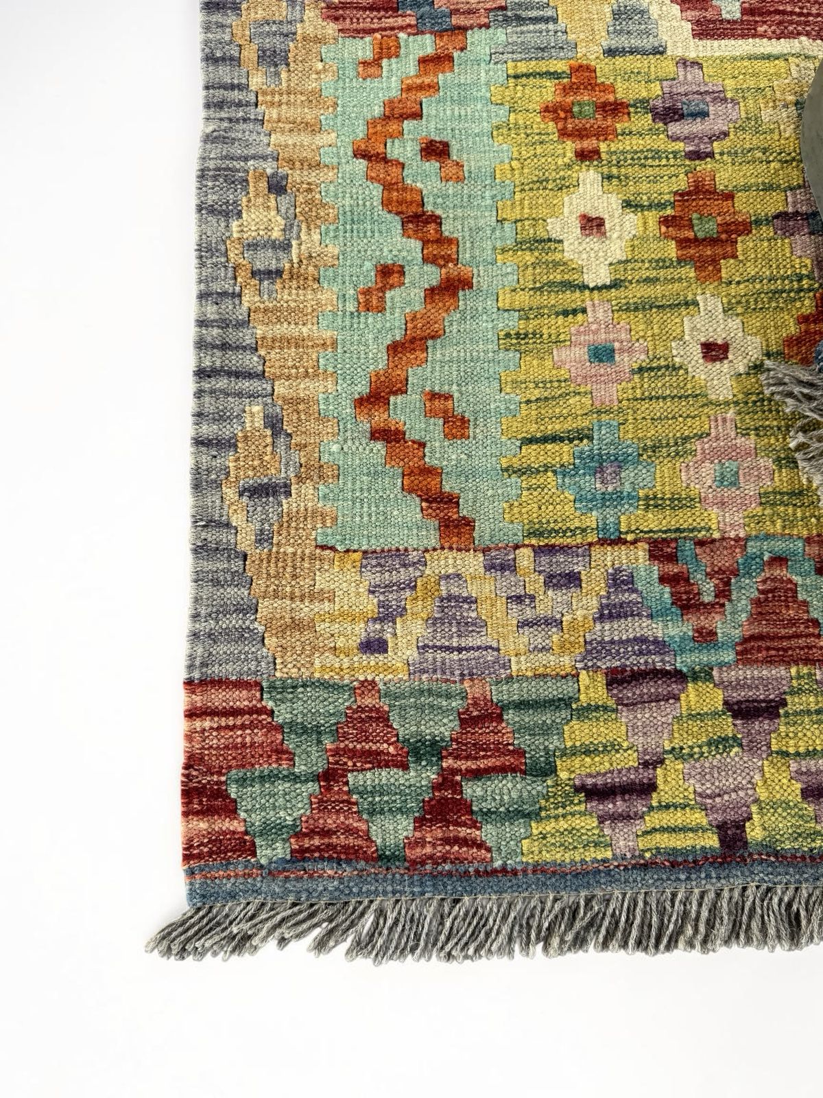 Handmade Afghan Kilim Runner Rug 300 CM x 85 CM Sk#1411