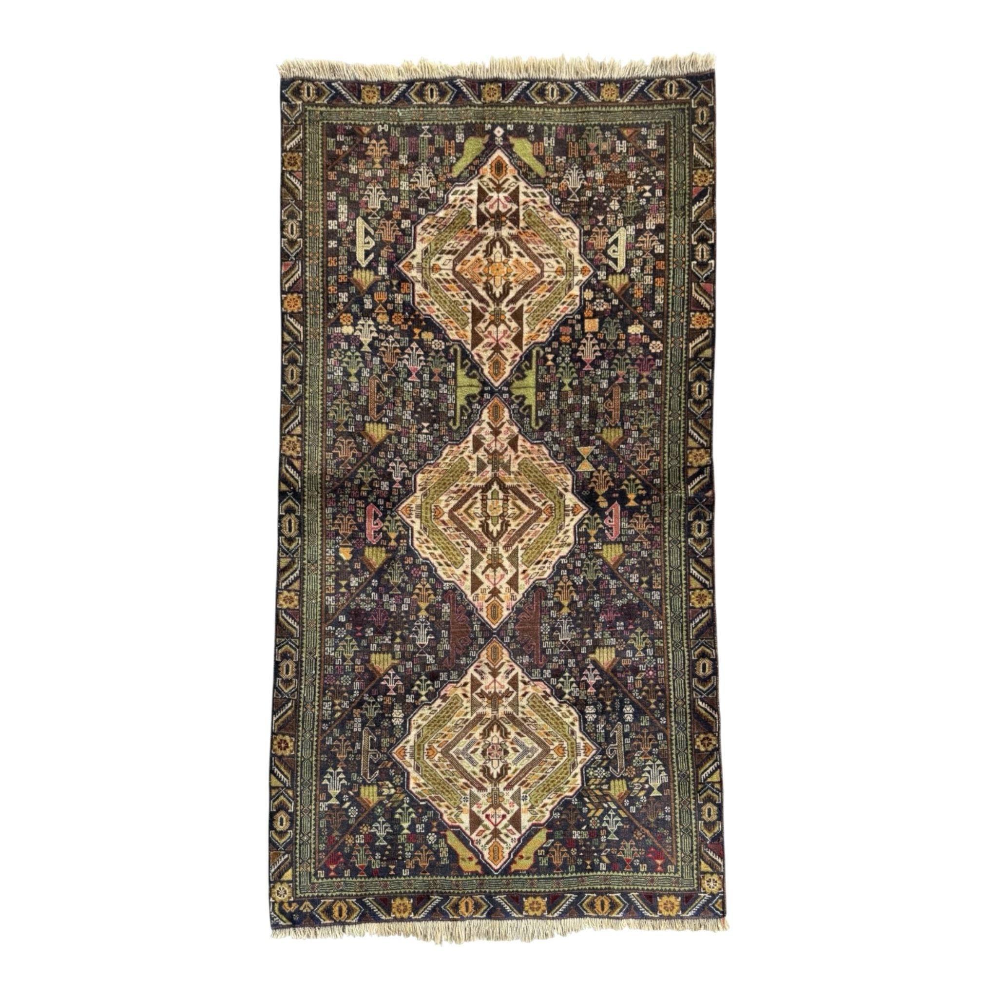 Handmade Balochi Rug 195 CM x 117 CM Sk#1487
