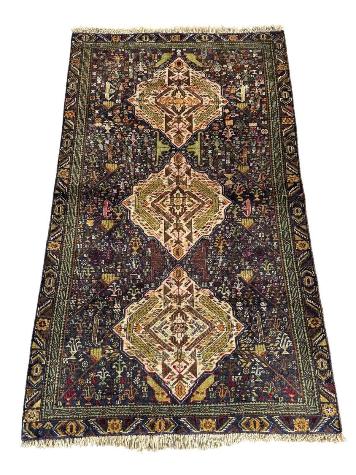 Handmade Balochi Rug 195 CM x 117 CM Sk#1487