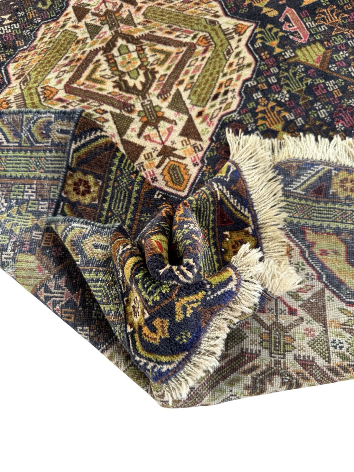 Handmade Balochi Rug 195 CM x 117 CM Sk#1487