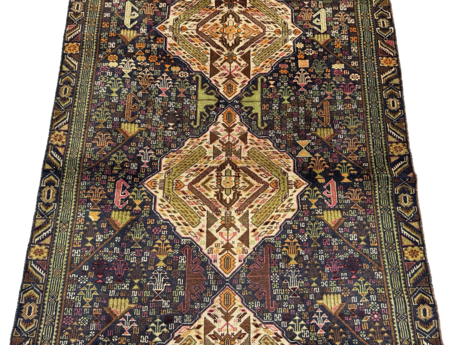 Handmade Balochi Rug 195 CM x 117 CM Sk#1487