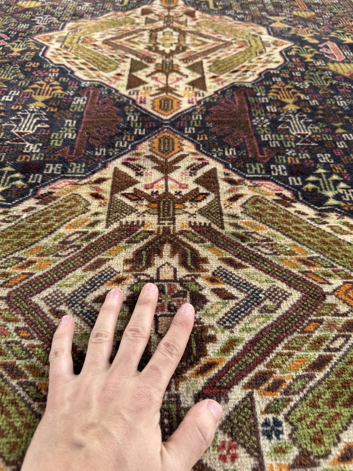 Handmade Balochi Rug 195 CM x 117 CM Sk#1487