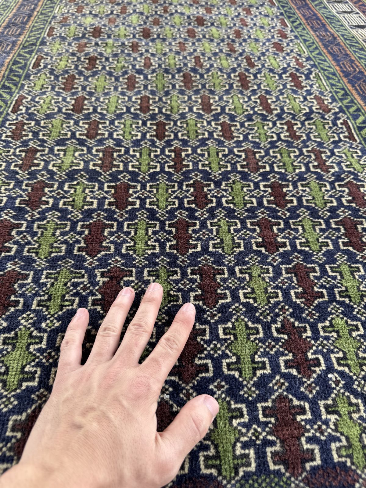 Handmade Balochi Rug 192 CM x 116 CM Sk#1488