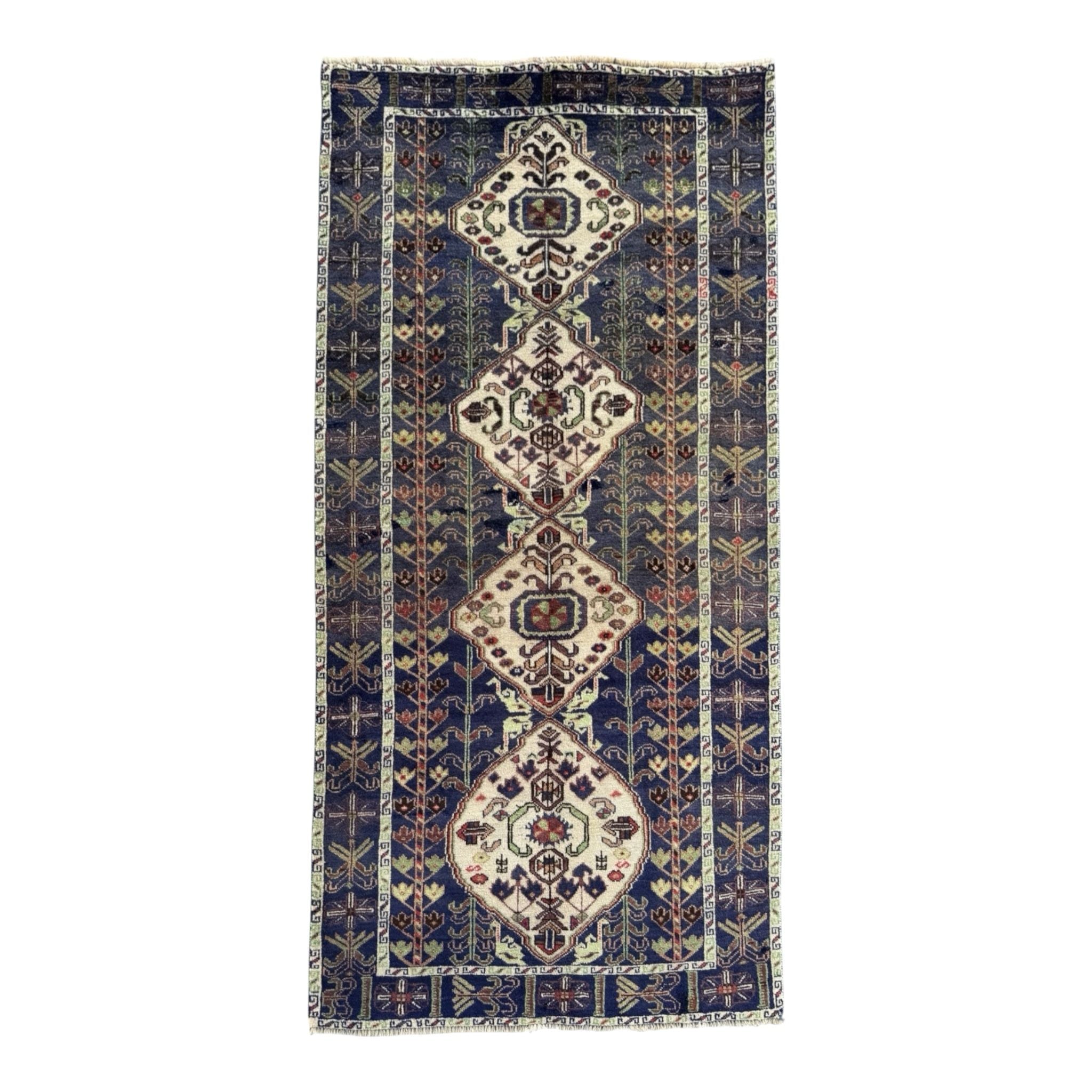 Handmade Balochi Rug 206 CM x 113 CM Sk#1489