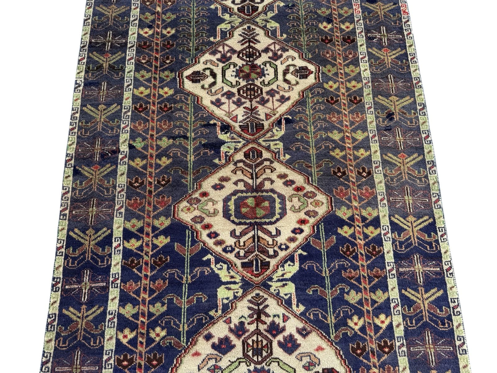 Handmade Balochi Rug 206 CM x 113 CM Sk#1489