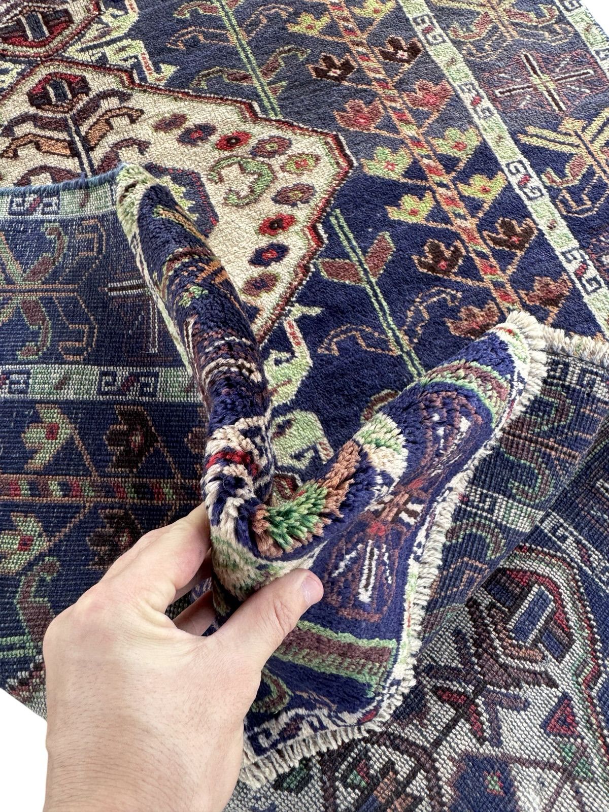 Handmade Balochi Rug 206 CM x 113 CM Sk#1489
