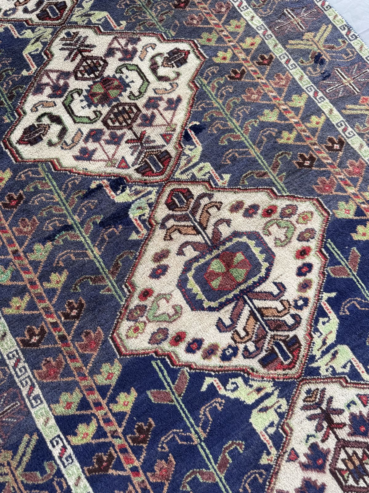 Handmade Balochi Rug 206 CM x 113 CM Sk#1489