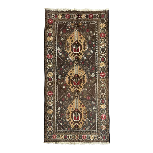 Handmade Balochi Rug 206 CM x 116 CM Sk#1490