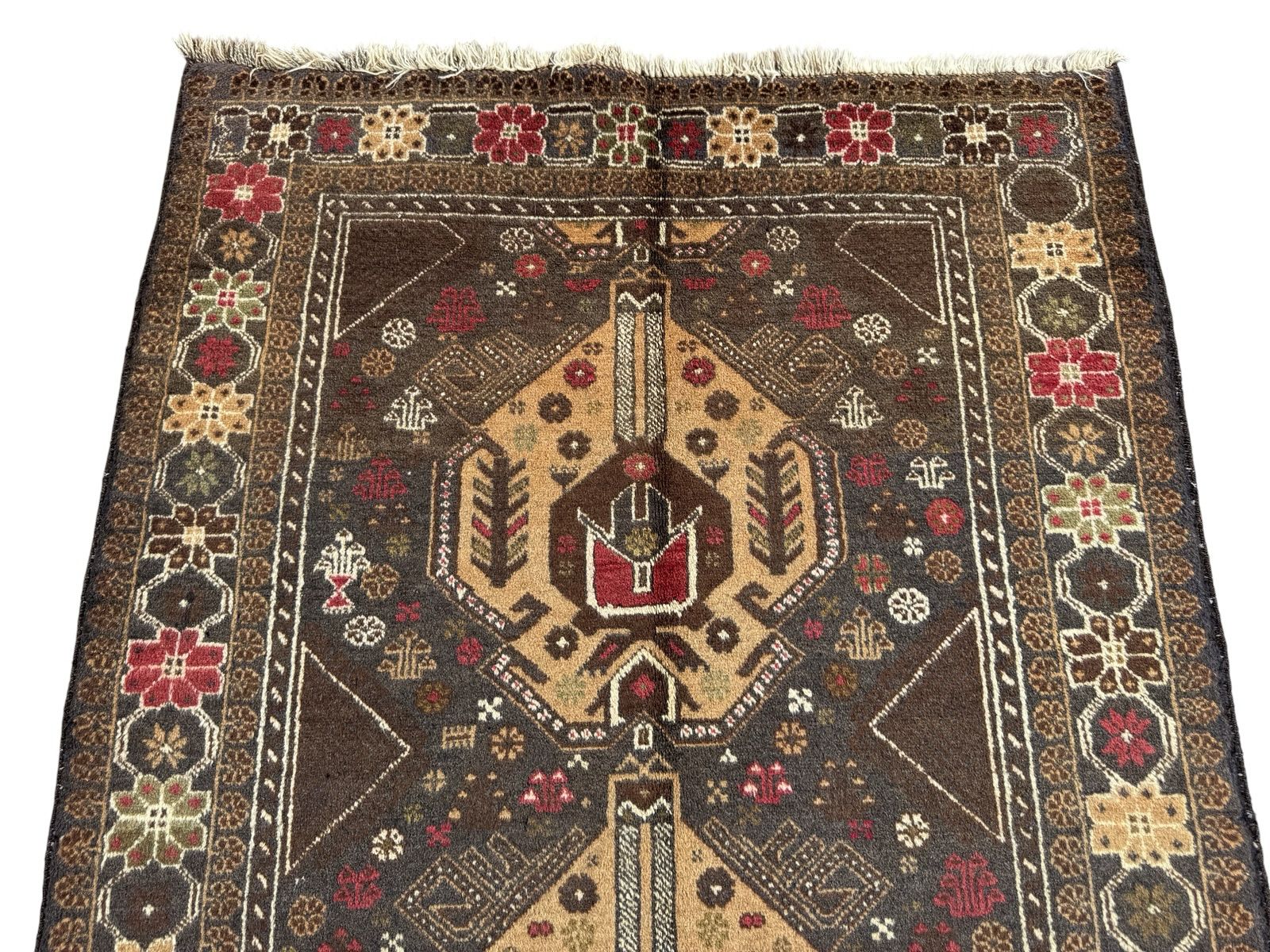 Handmade Balochi Rug 206 CM x 116 CM Sk#1490