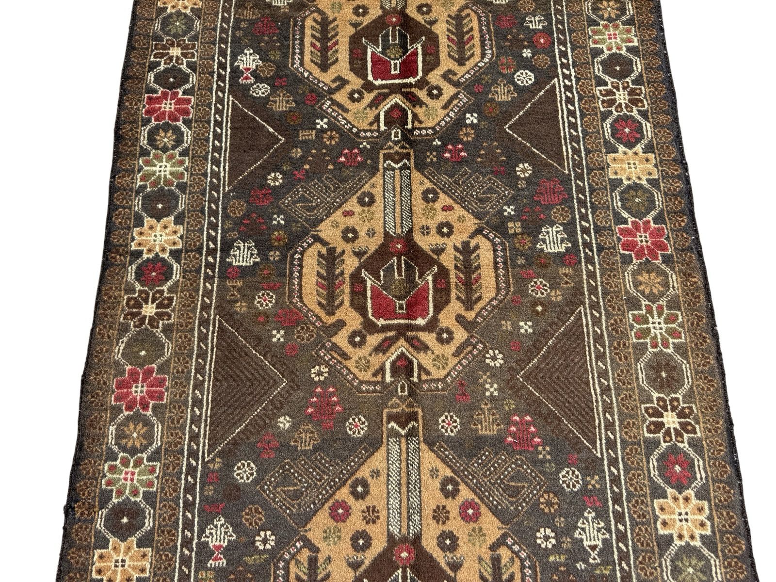 Handmade Balochi Rug 206 CM x 116 CM Sk#1490
