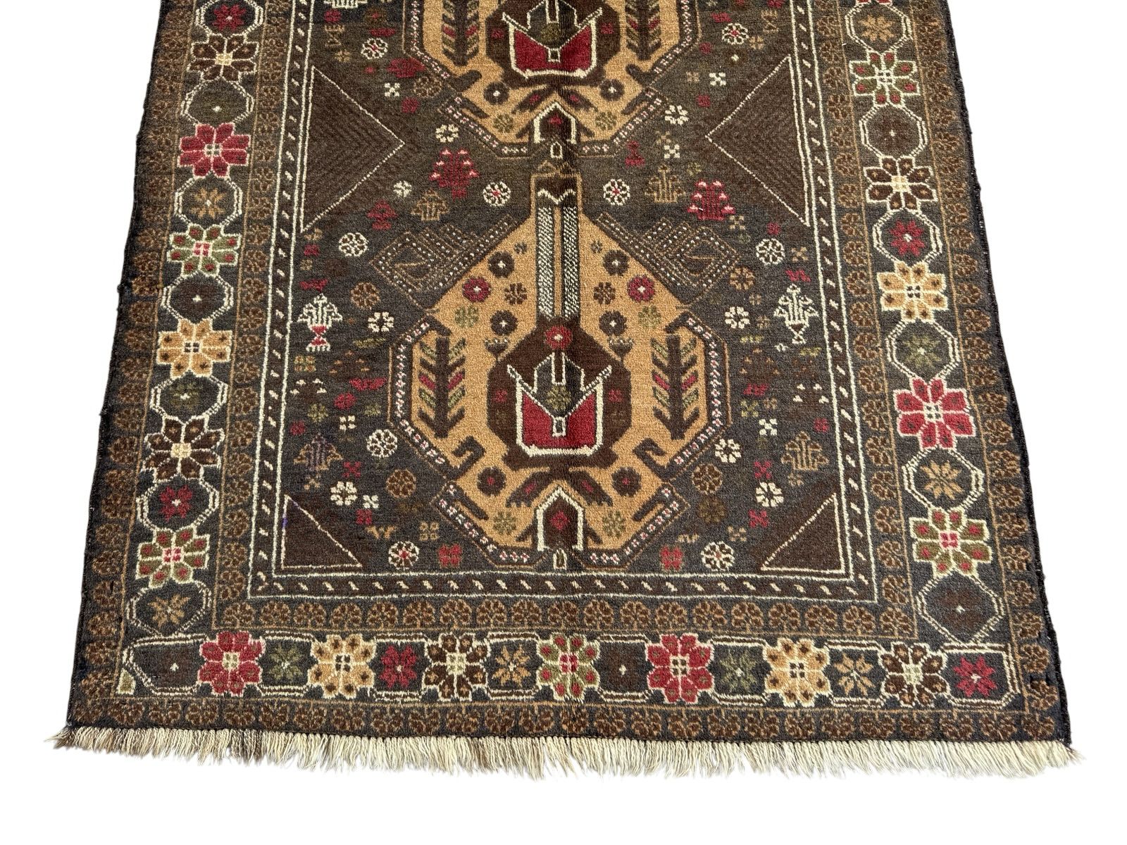 Handmade Balochi Rug 206 CM x 116 CM Sk#1490