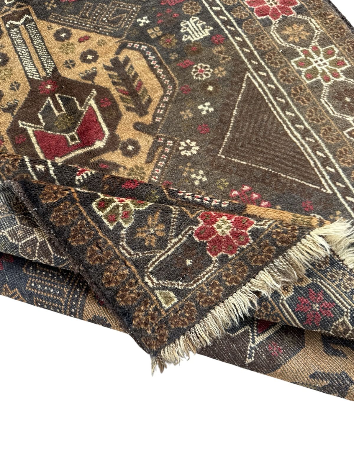 Handmade Balochi Rug 206 CM x 116 CM Sk#1490