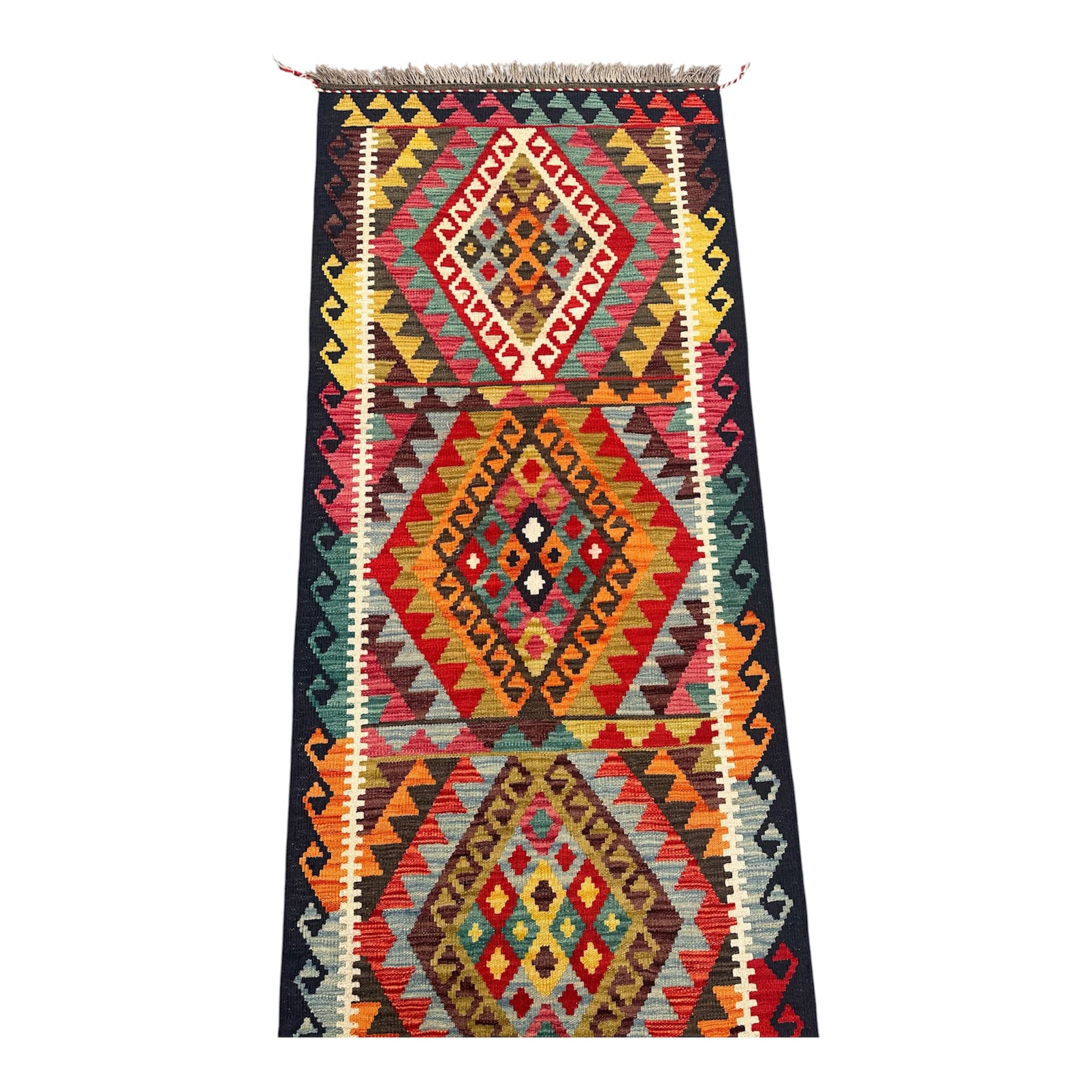 Handmade Kilim Long Hallway Rug 490 CM x 81 CM Sk#2017
