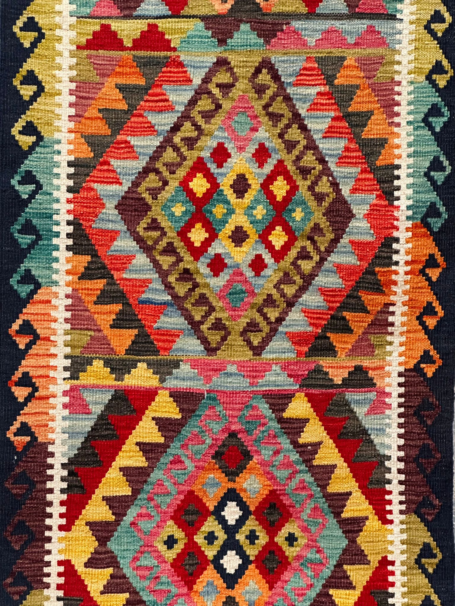 Handmade Kilim Long Hallway Rug 490 CM x 81 CM Sk#2017