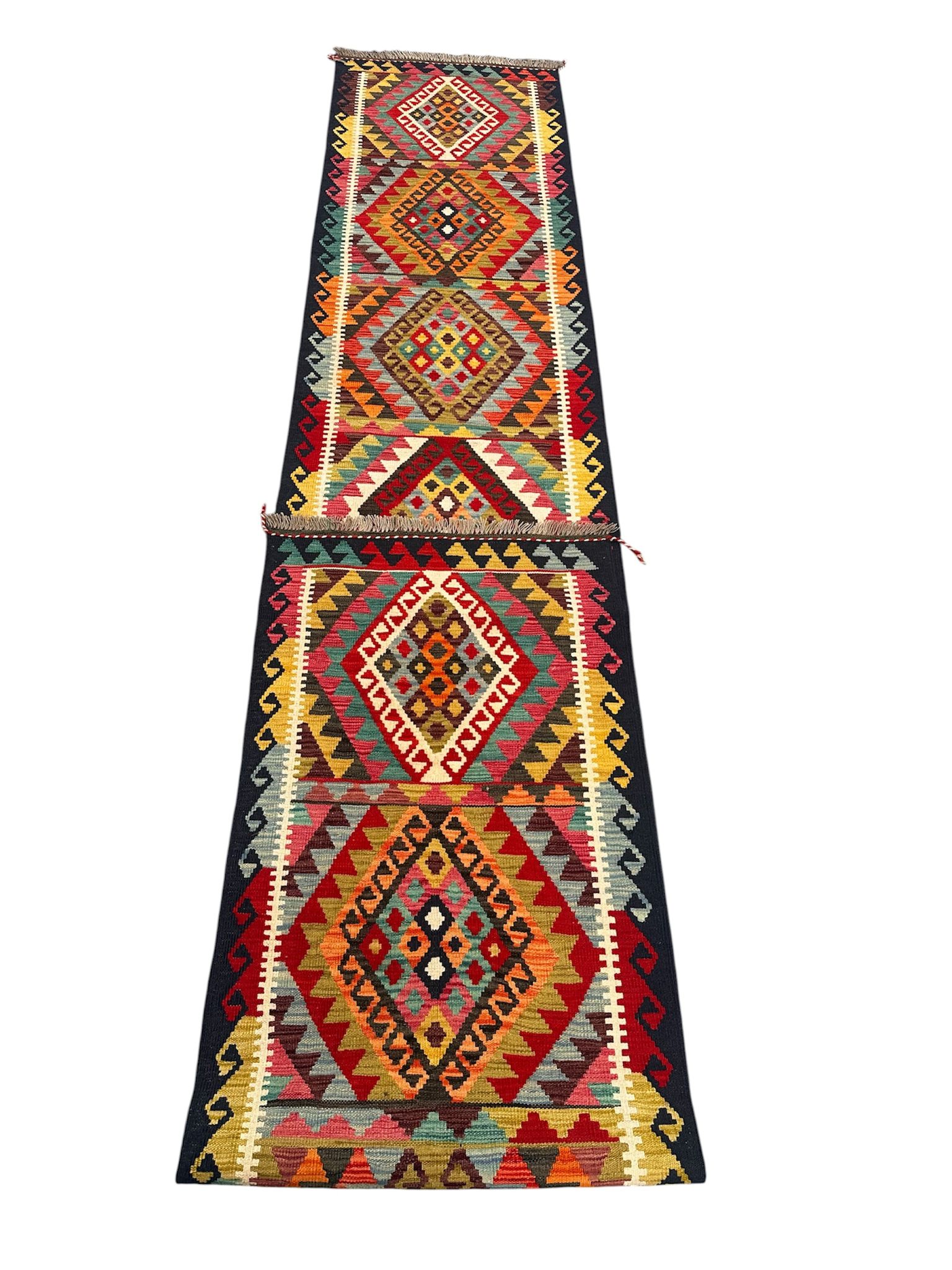 Handmade Kilim Long Hallway Rug 490 CM x 81 CM Sk#2017