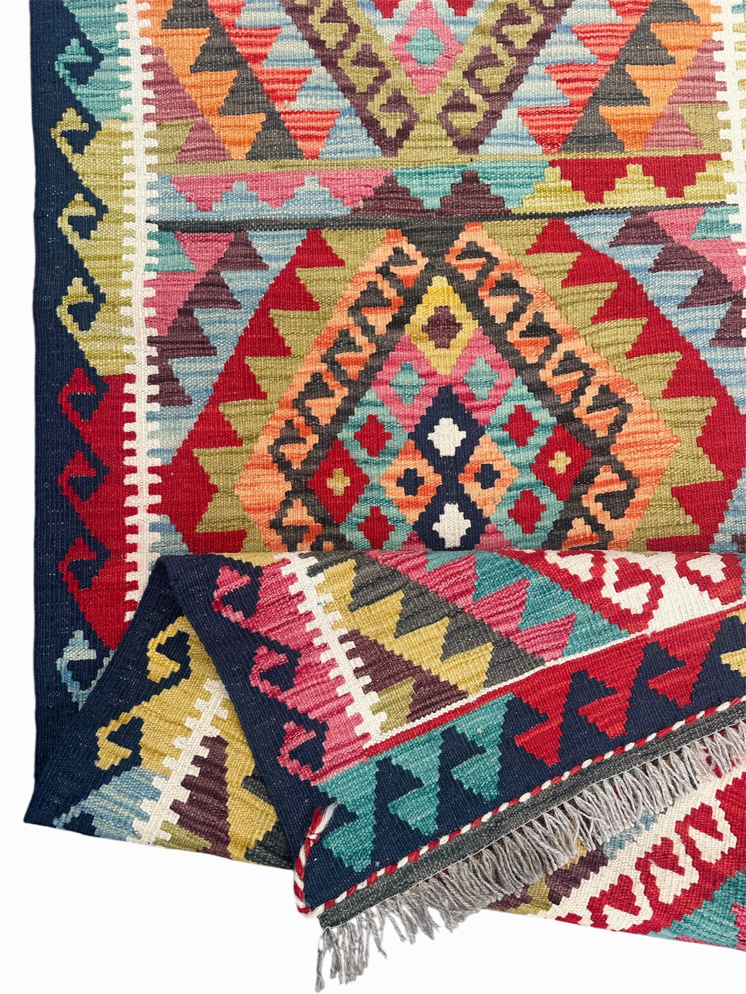 Handmade Kilim Long Hallway Rug 490 CM x 81 CM Sk#2017