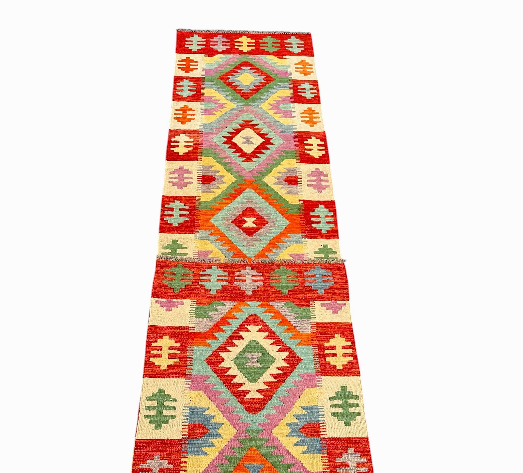 Handmade Kilim Long Hallway Rug 485 cm x 81 cm Sk#2020