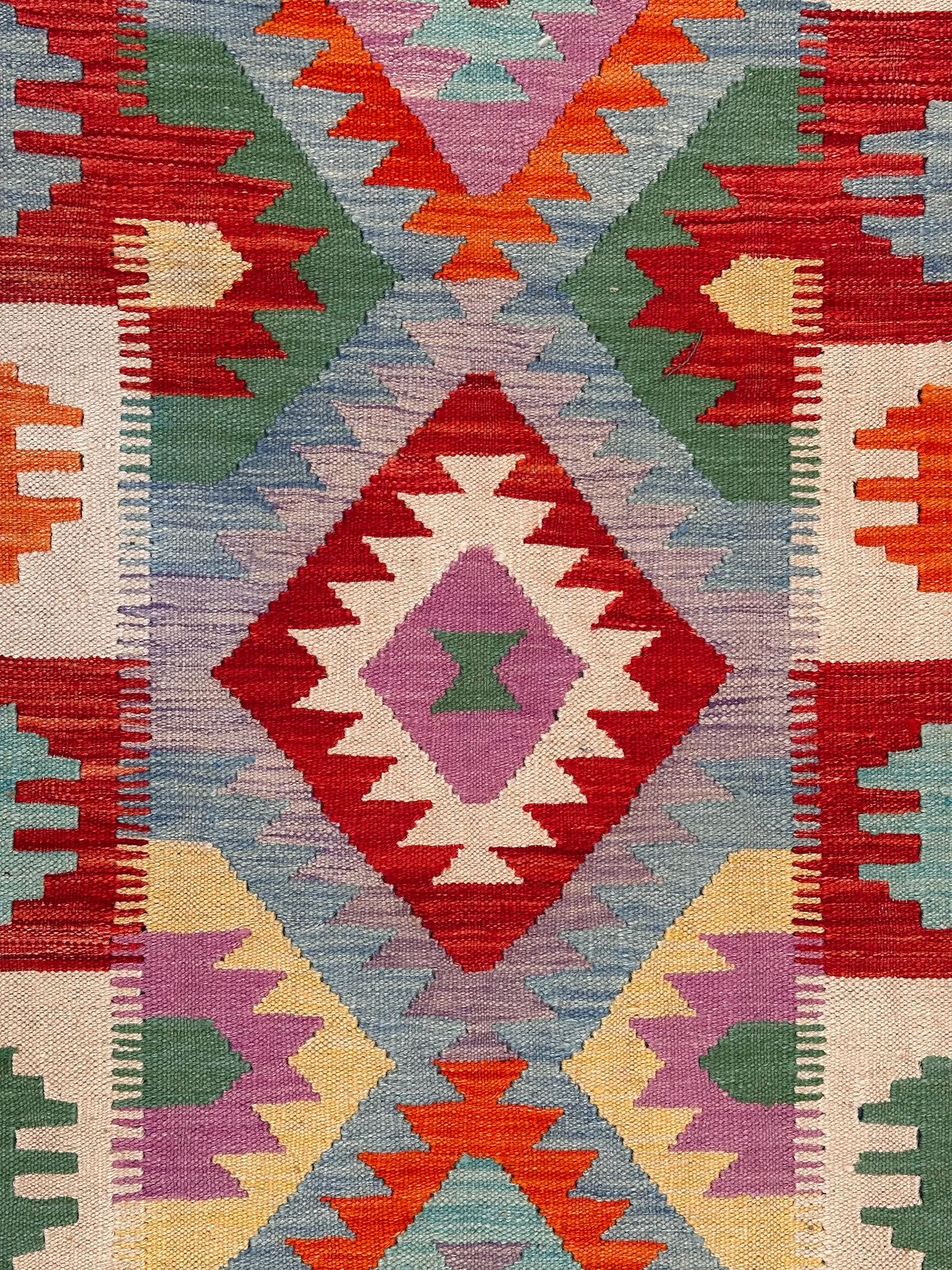 Handmade Kilim Long Hallway Rug 485 cm x 81 cm Sk#2020