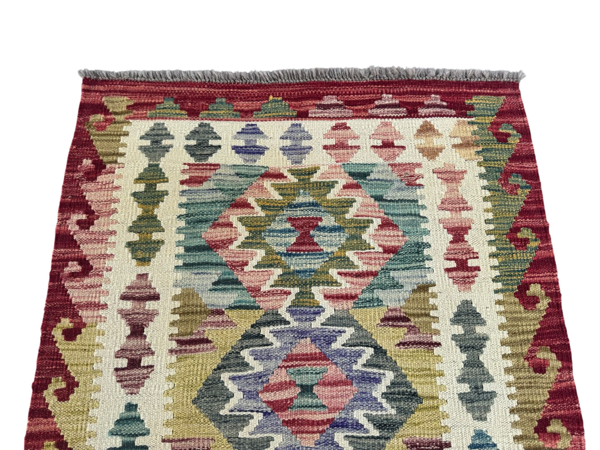 Handmade Afghan Kilim Rug 123 CM x 78 CM Sk#1434