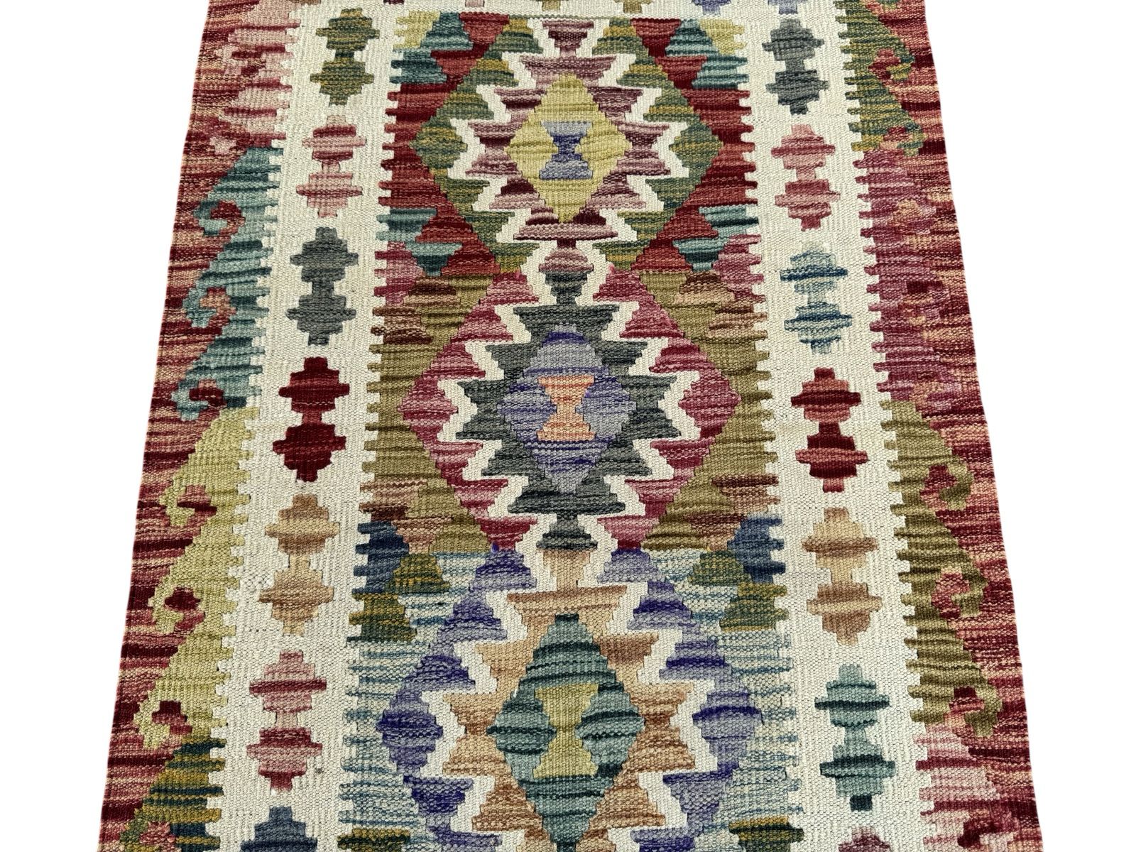 Handmade Afghan Kilim Rug 123 CM x 79 CM Sk#1433
