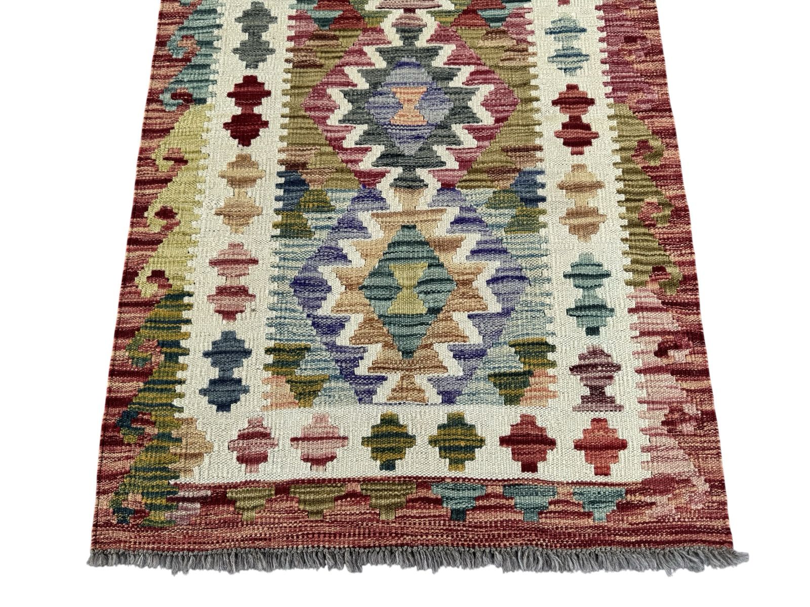 Handmade Afghan Kilim Rug 123 CM x 79 CM Sk#1433