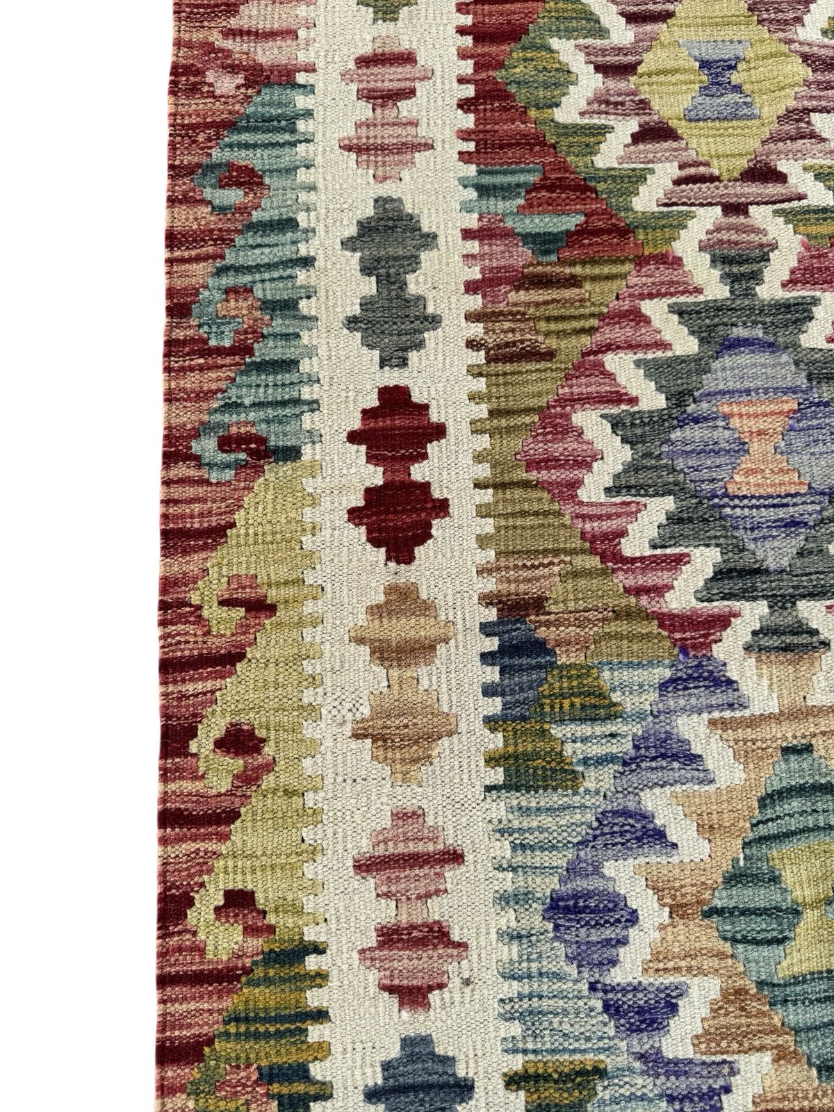 Handmade Afghan Kilim Rug 123 CM x 79 CM Sk#1433
