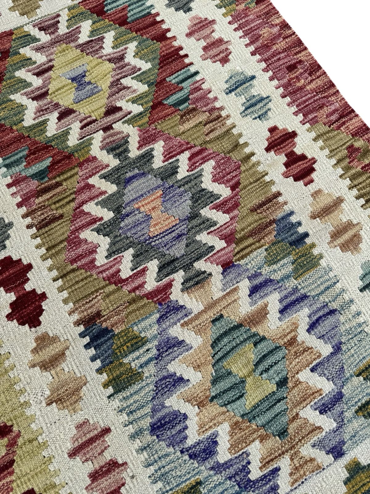 Handmade Afghan Kilim Rug 123 CM x 79 CM Sk#1433