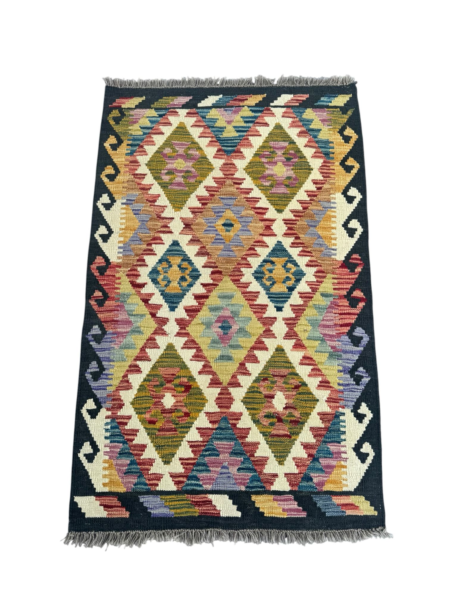 Handmade Afghan Kilim Rug 134 CM x 83 CM Sk#1435