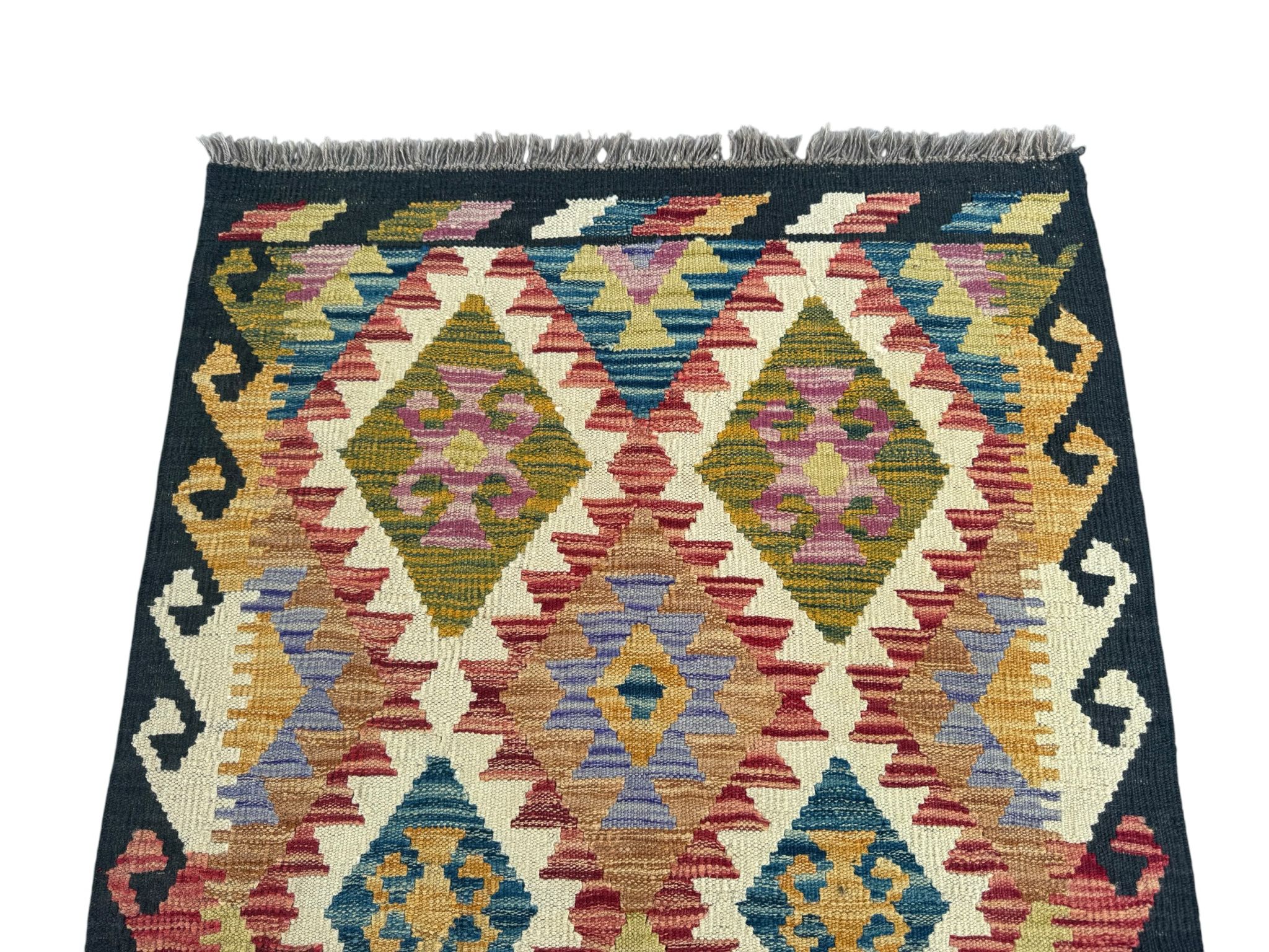 Handmade Afghan Kilim Rug 134 CM x 83 CM Sk#1435