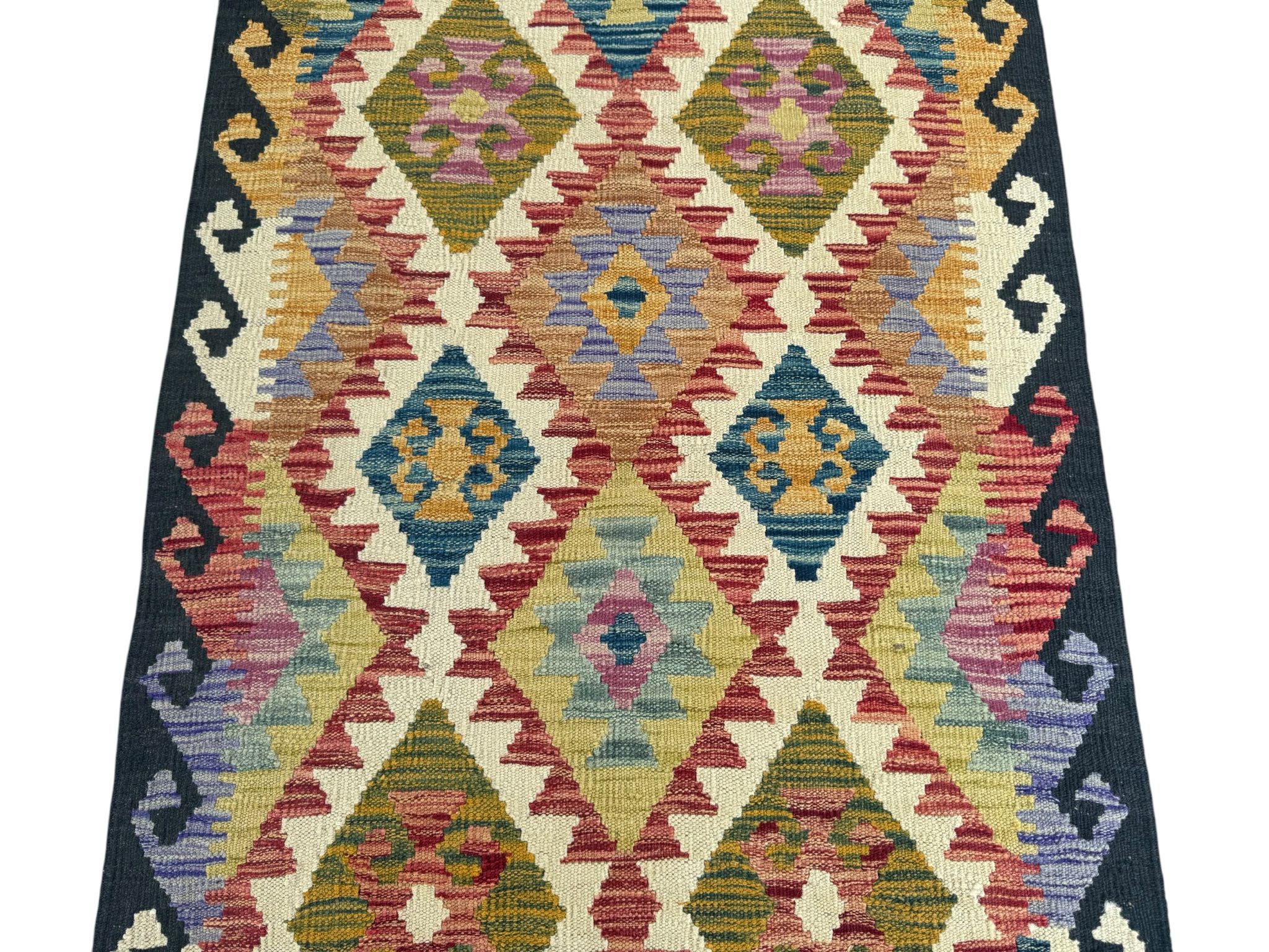 Handmade Afghan Kilim Rug 134 CM x 83 CM Sk#1435