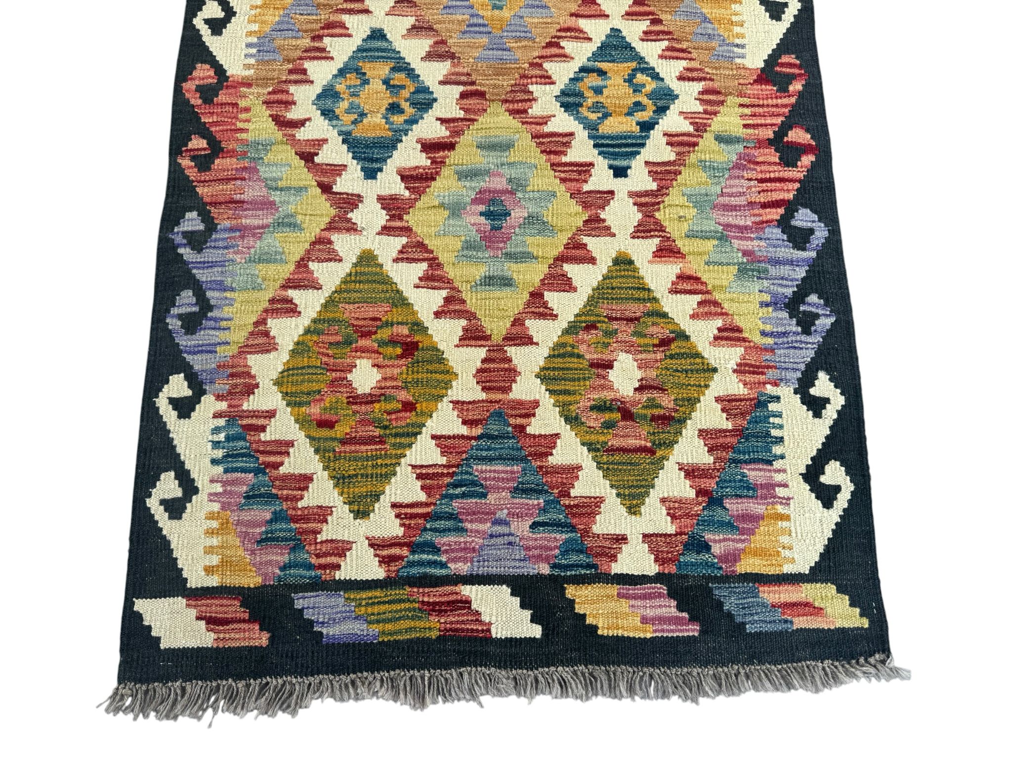 Handmade Afghan Kilim Rug 134 CM x 83 CM Sk#1435