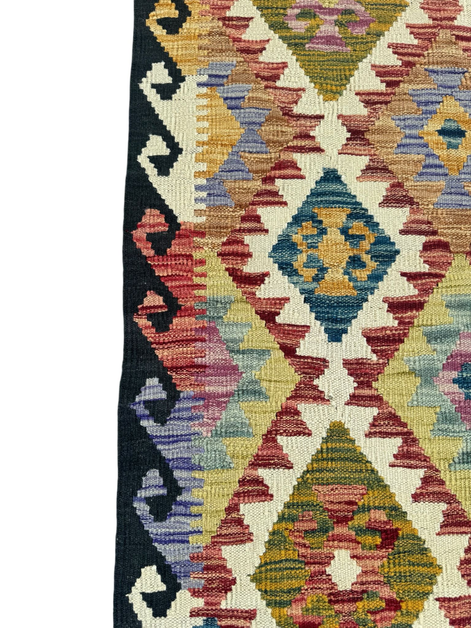 Handmade Afghan Kilim Rug 134 CM x 83 CM Sk#1435