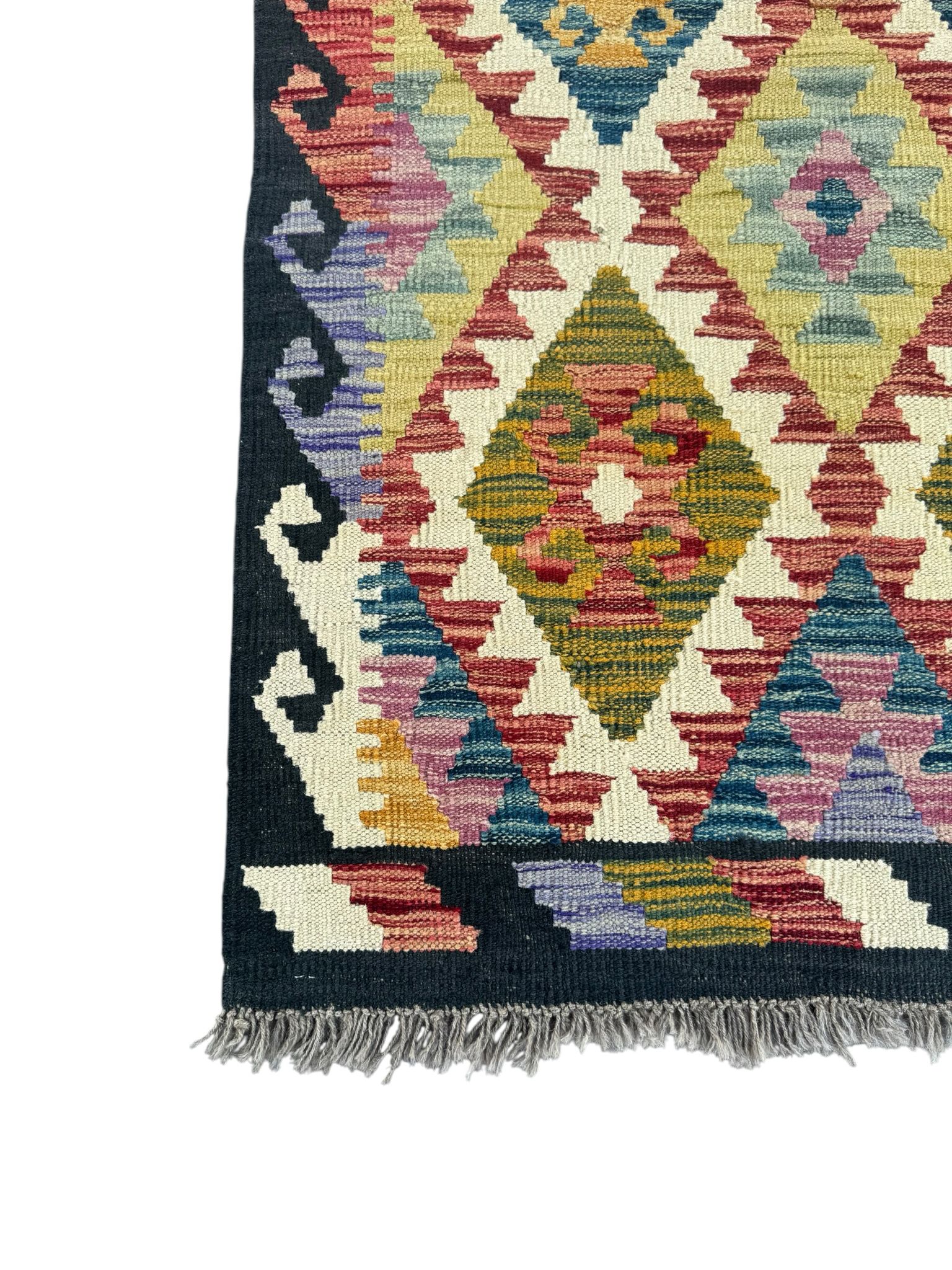 Handmade Afghan Kilim Rug 134 CM x 83 CM Sk#1435