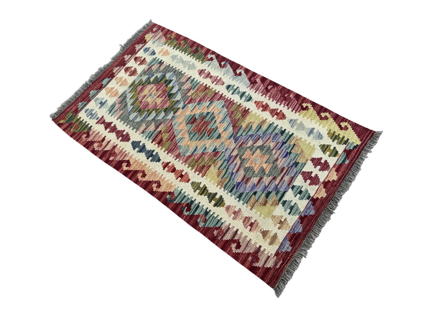 Handmade Afghan Kilim Rug 127 CM x 78 CM Sk#1436