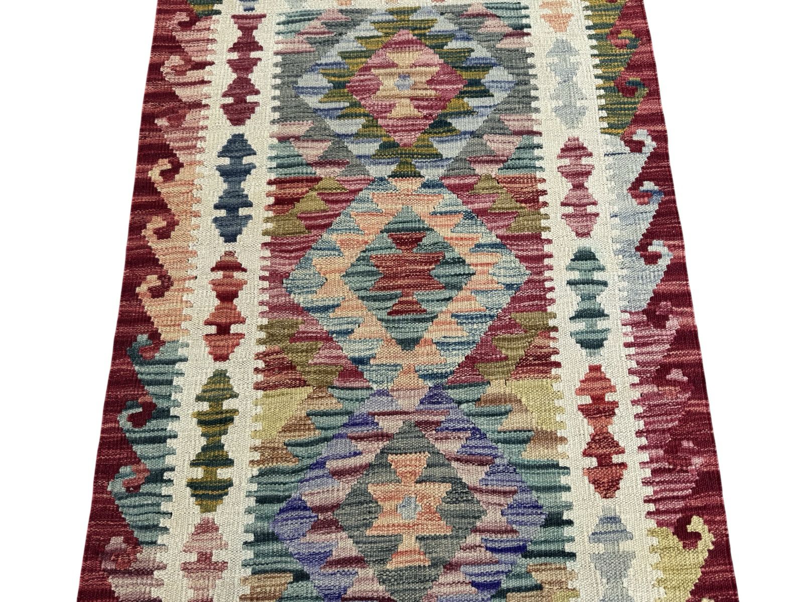 Handmade Afghan Kilim Rug 127 CM x 78 CM Sk#1436