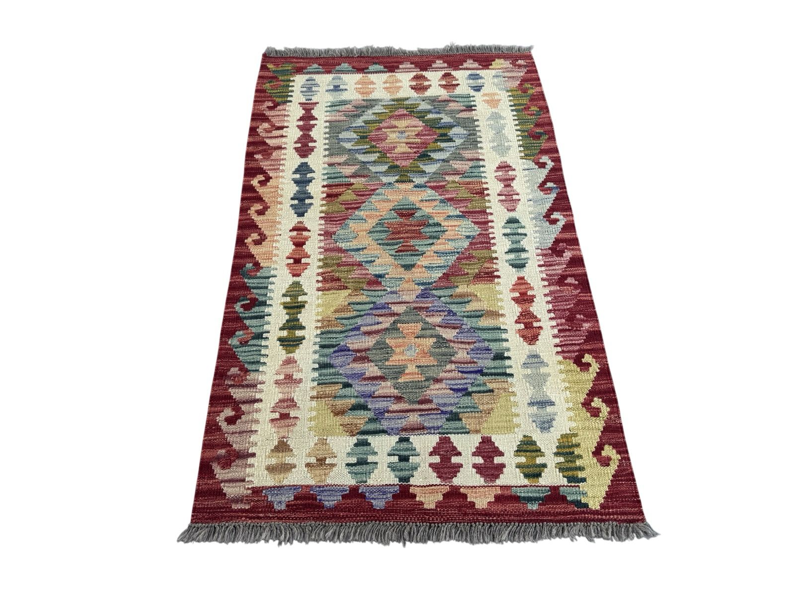 Handmade Afghan Kilim Rug 127 CM x 78 CM Sk#1436