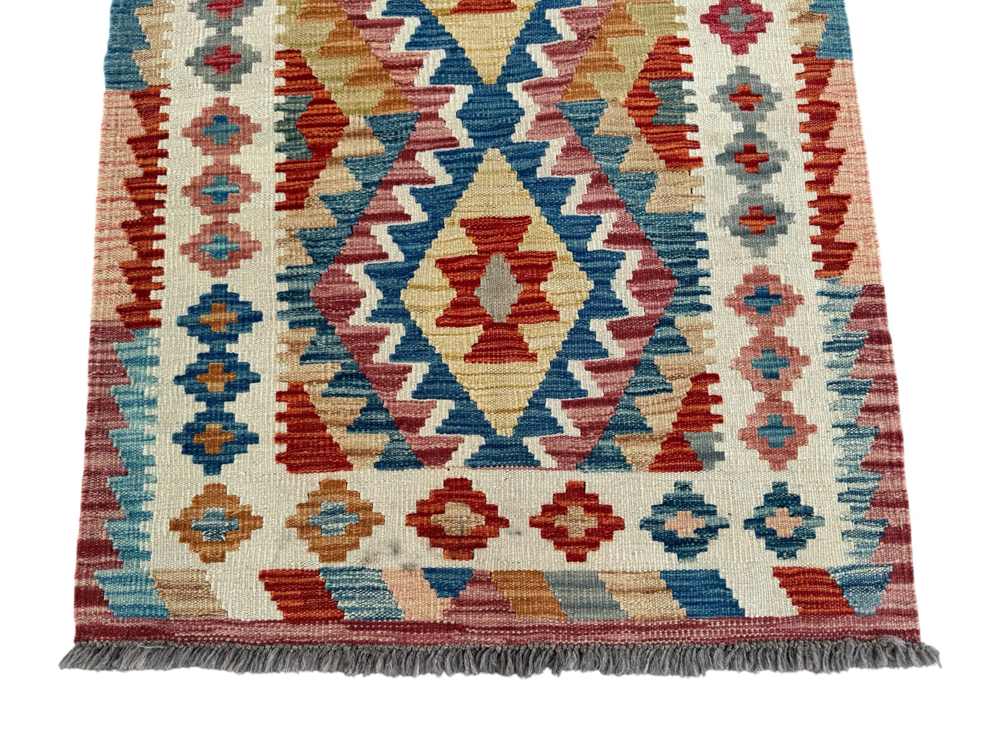 Handmade Afghan Kilim Rug 121 CM x 87 CM Sk#1437