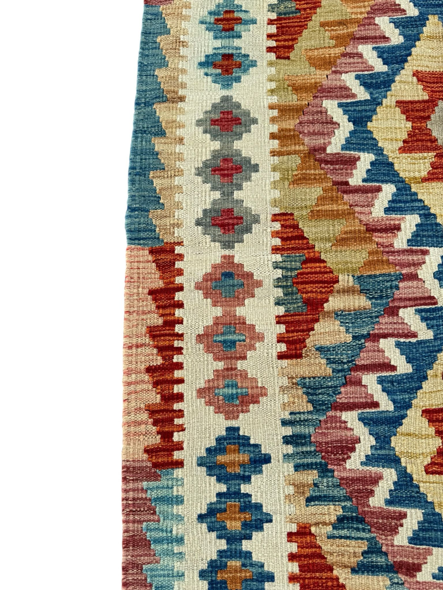 Handmade Afghan Kilim Rug 121 CM x 87 CM Sk#1437