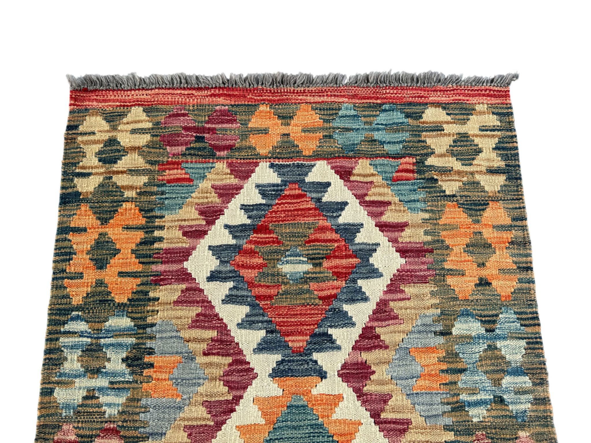 Handmade Afghan Kilim Rug 126 CM x 81 CM Sk#1438