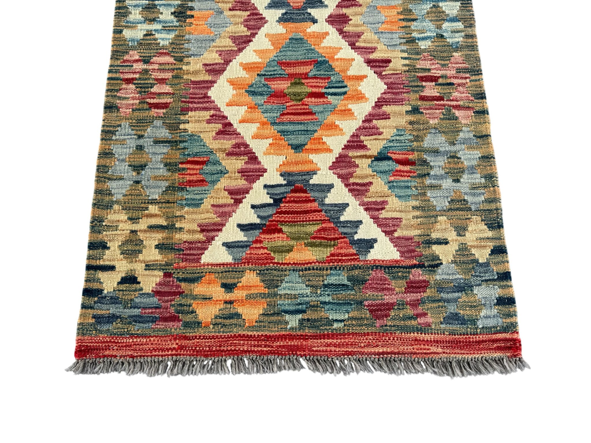 Handmade Afghan Kilim Rug 126 CM x 81 CM Sk#1438